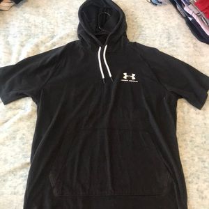 Under Armour short sleeve hoodie